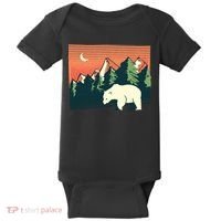 Polar Bear Landscape Baby Bodysuit thumb 0