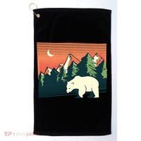Polar Bear Landscape Golf Towel thumb 0