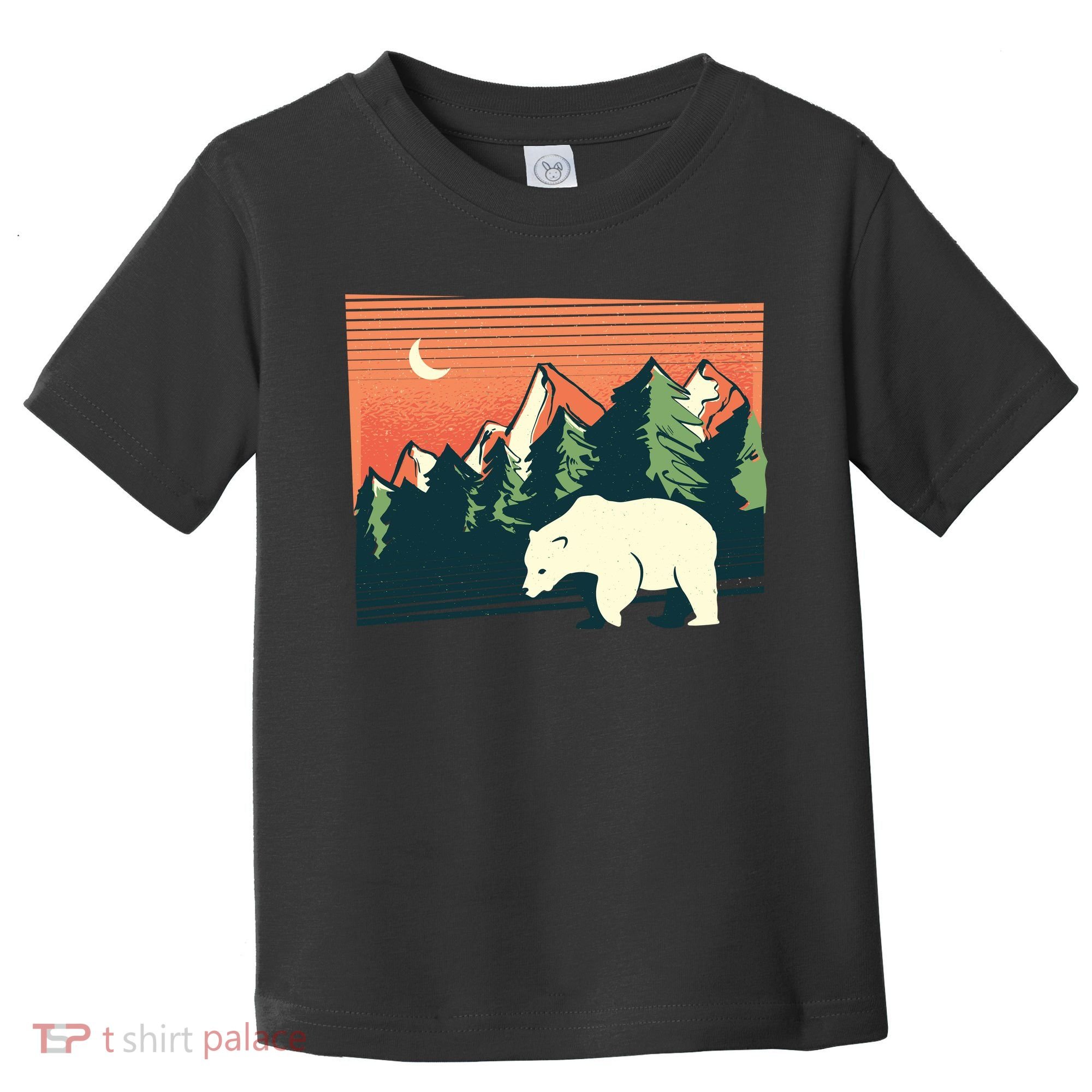Polar Bear Landscape Toddler T-Shirt