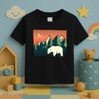 Polar Bear Landscape Toddler T-Shirt thumb 3