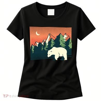 Polar Bear Landscape Women's T-Shirt