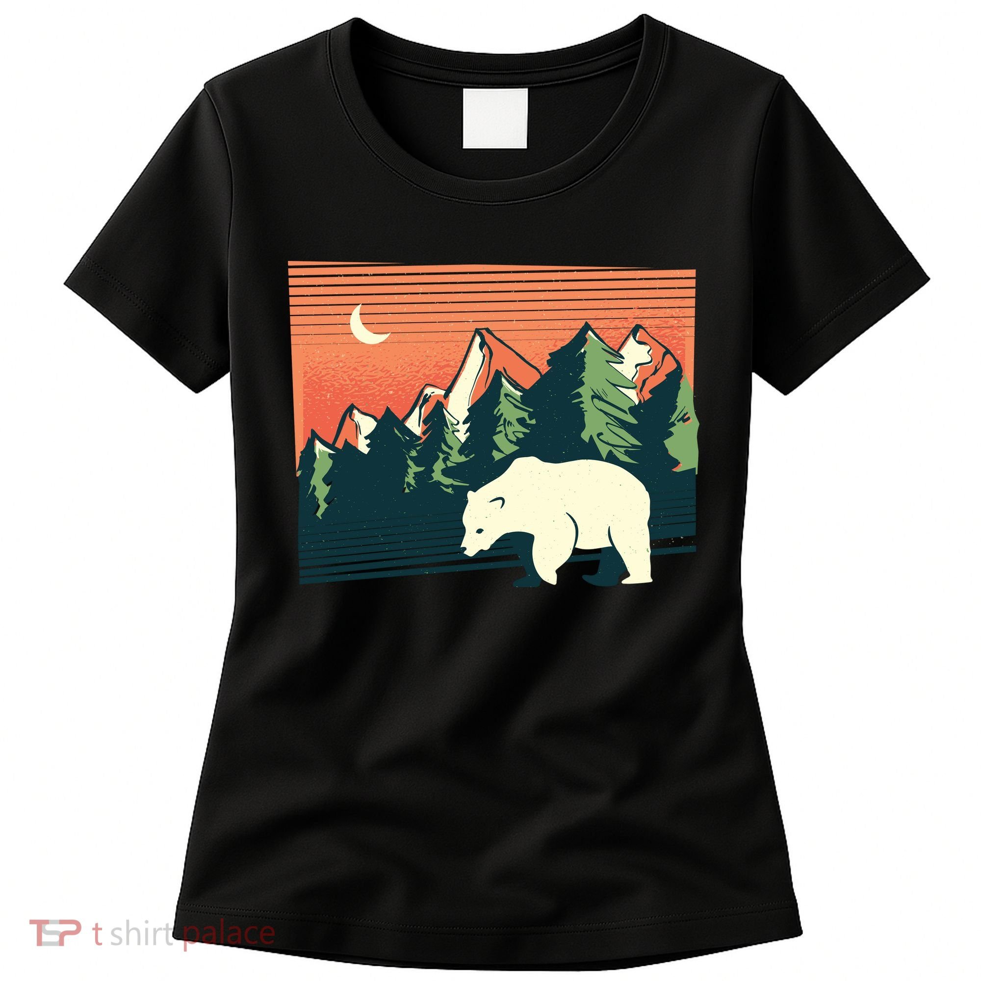 Polar Bear Landscape Women's T-Shirt