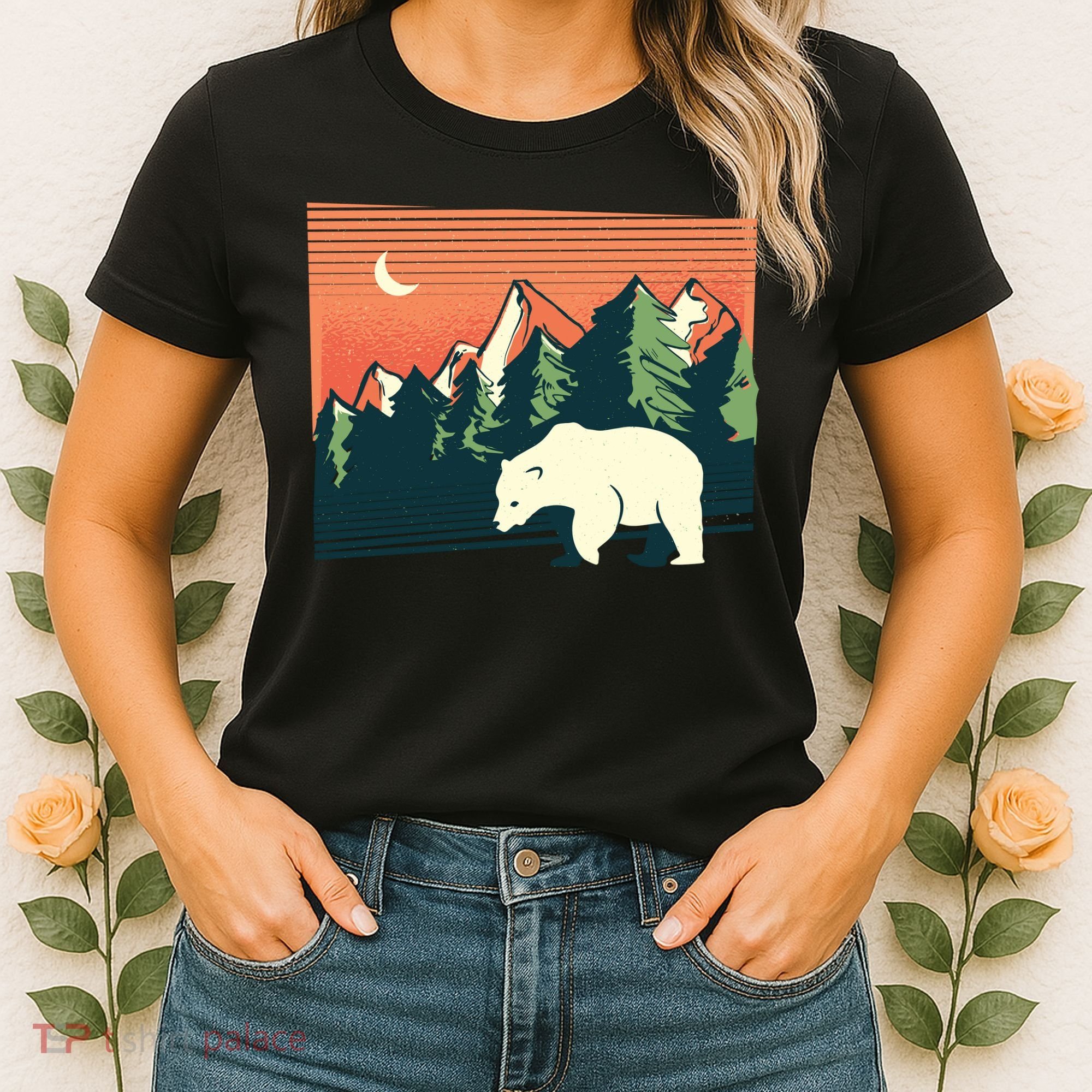 Polar Bear Landscape Women's T-Shirt
