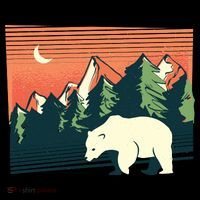 Polar Bear Landscape Women's T-Shirt thumb 6