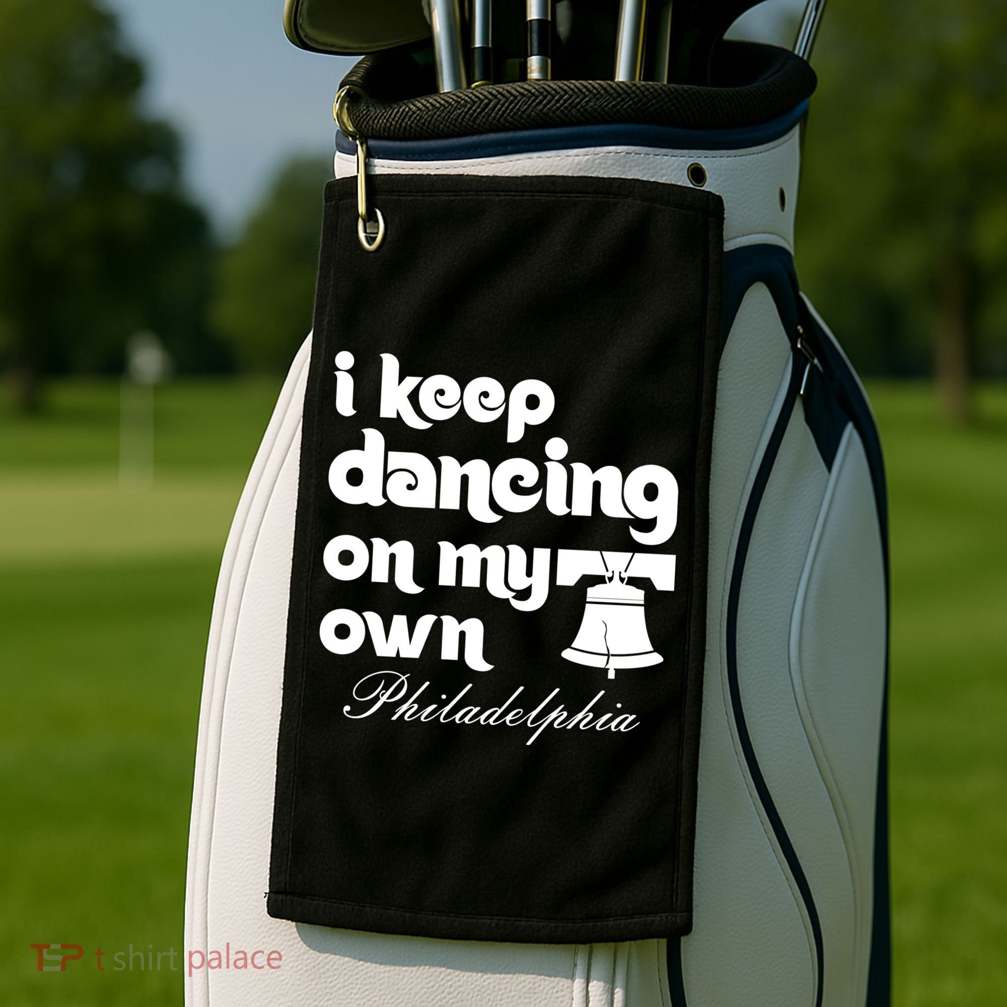Philly Baseball Lovers Fans Keep I Keep Dancing On My Own Golf Towel