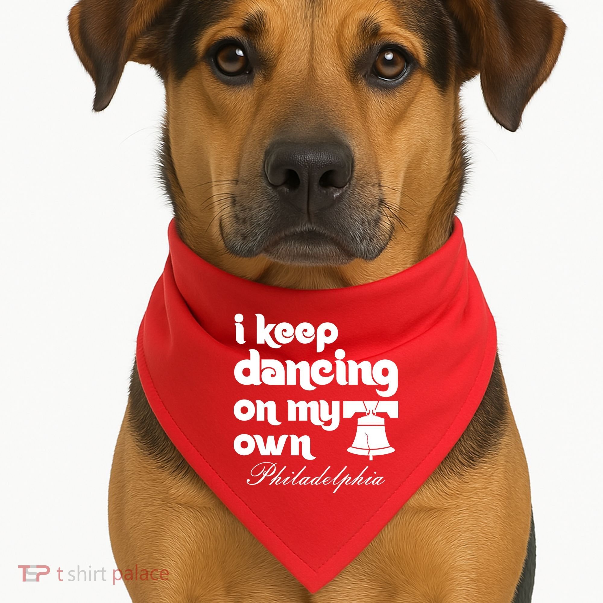 Philly Baseball Lovers Fans Keep I Keep Dancing On My Own USA-Made Doggie Bandana
