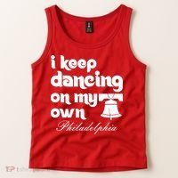 Philly Baseball Lovers Fans Keep I Keep Dancing On My Own Tank Top thumb 2