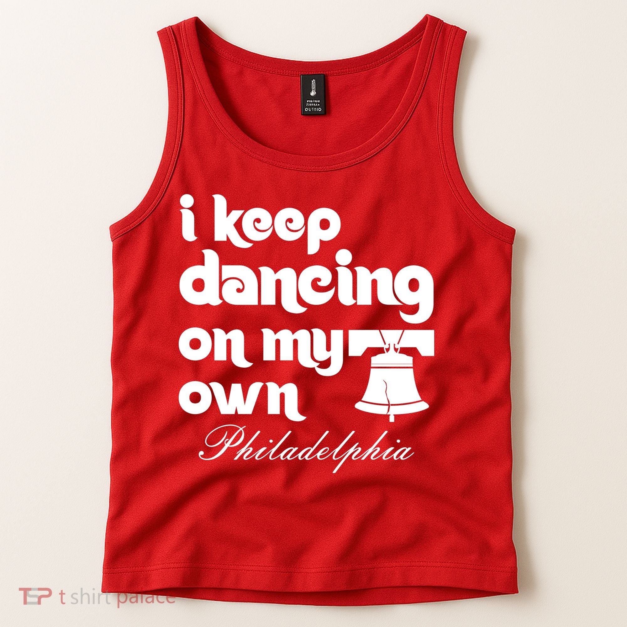 Philly Baseball Lovers Fans Keep I Keep Dancing On My Own Tank Top