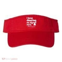 Philly Baseball Lovers Fans Keep I Keep Dancing On My Own Visor thumb 0
