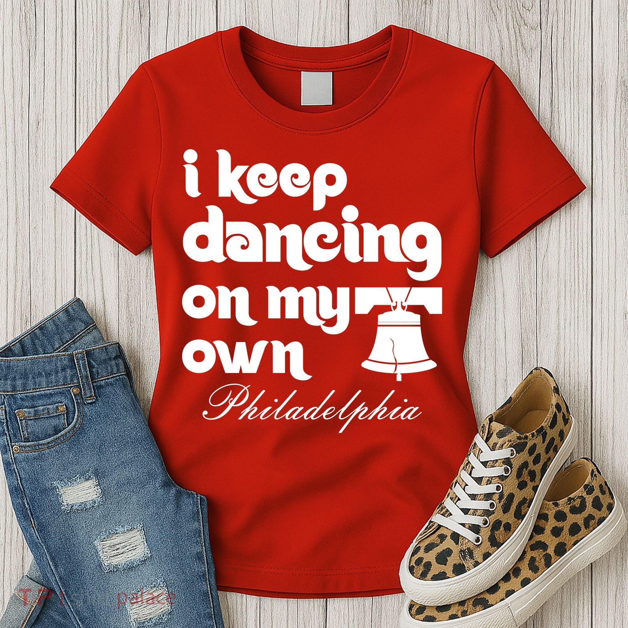 Philly Baseball Lovers Fans Keep I Keep Dancing On My Own Women's T-Shirt