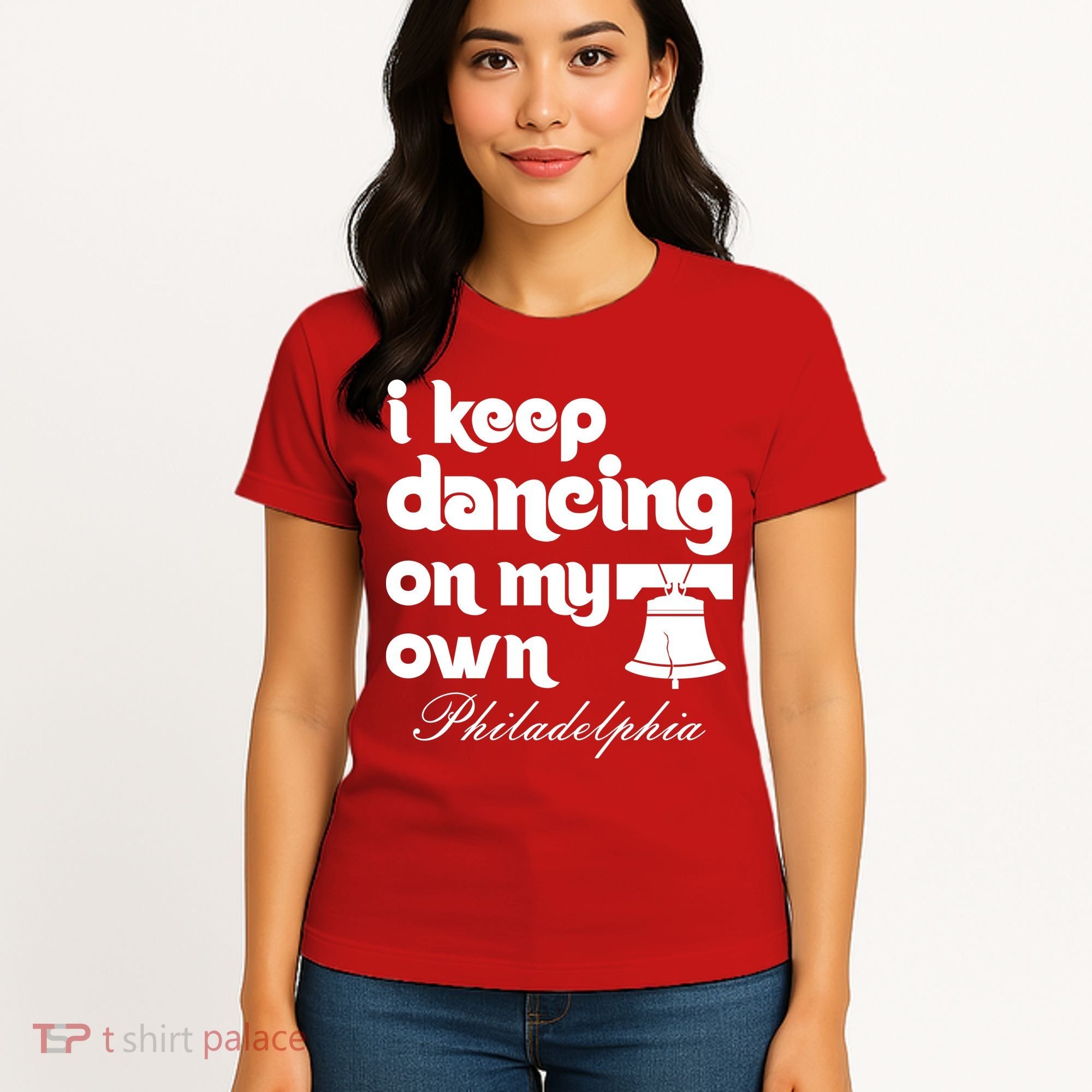 Philly Baseball Lovers Fans Keep I Keep Dancing On My Own Women's T-Shirt