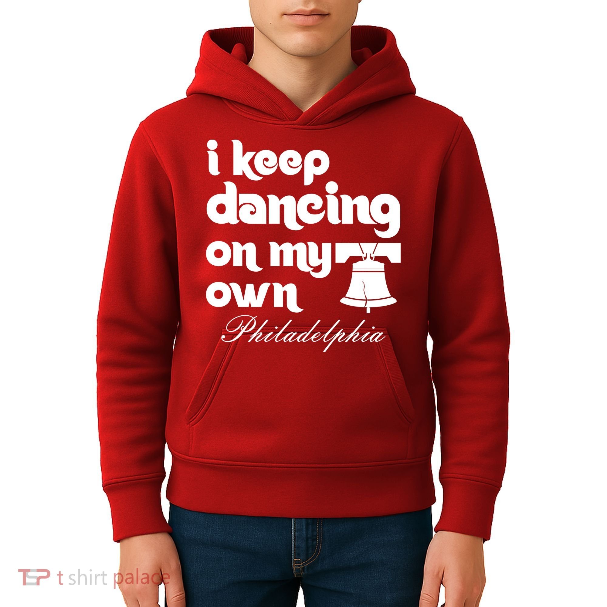Philly Baseball Lovers Fans Keep I Keep Dancing On My Own Kids Hoodie