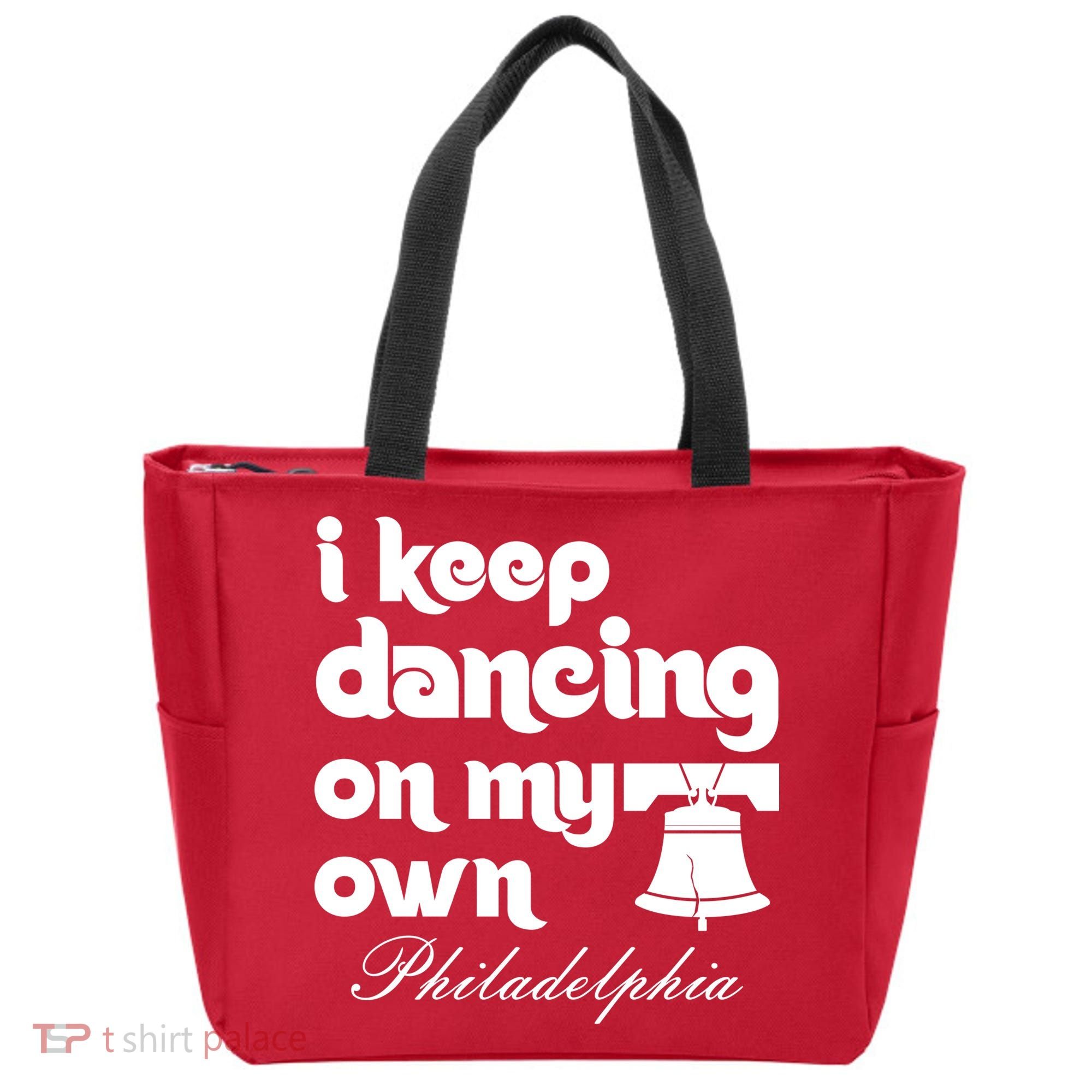 Philly Baseball Lovers Fans Keep I Keep Dancing On My Own Tote Bag