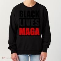 Protrump Black Lives Maga Women's Sweatshirt thumb 0