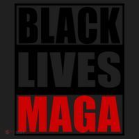 Protrump Black Lives Maga Women's Sweatshirt thumb 2