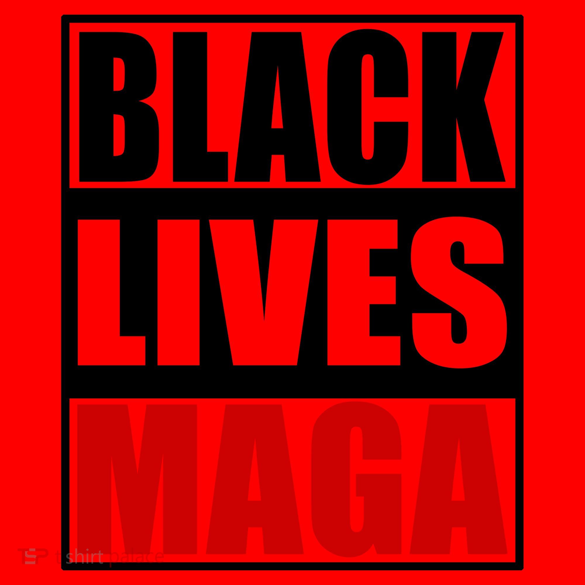 Protrump Black Lives Maga Santa Hat