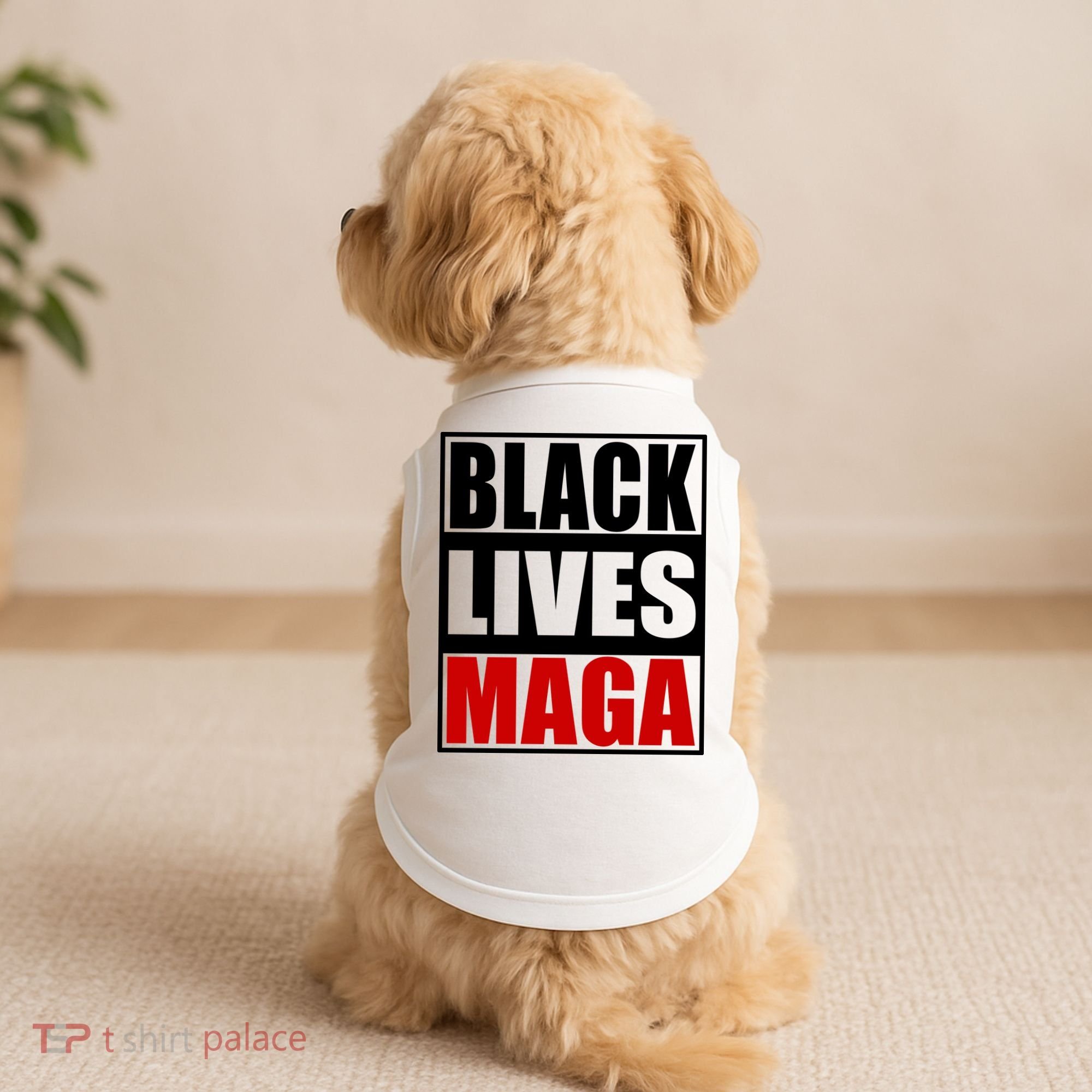 Protrump Black Lives Maga Doggie Tank