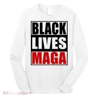 Protrump Black Lives Maga Long Sleeve Shirt thumb 0