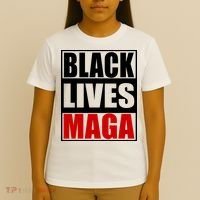 Protrump Black Lives Maga T-Shirt thumb 4
