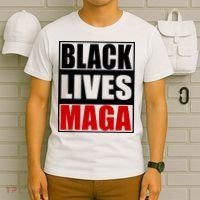 Protrump Black Lives Maga T-Shirt thumb 6