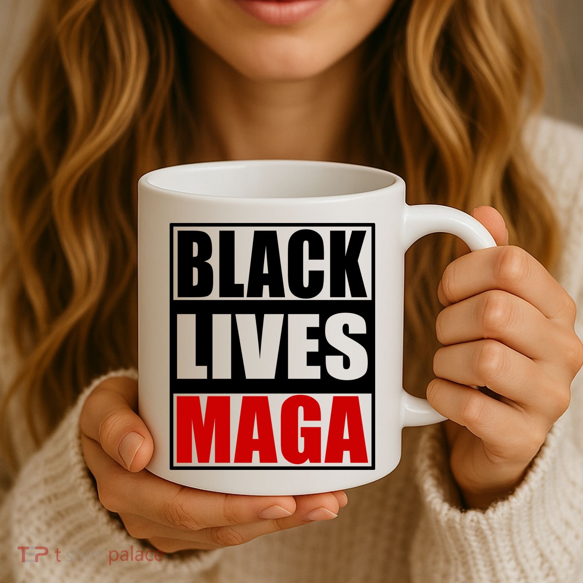 Protrump Black Lives Maga Coffee Mug