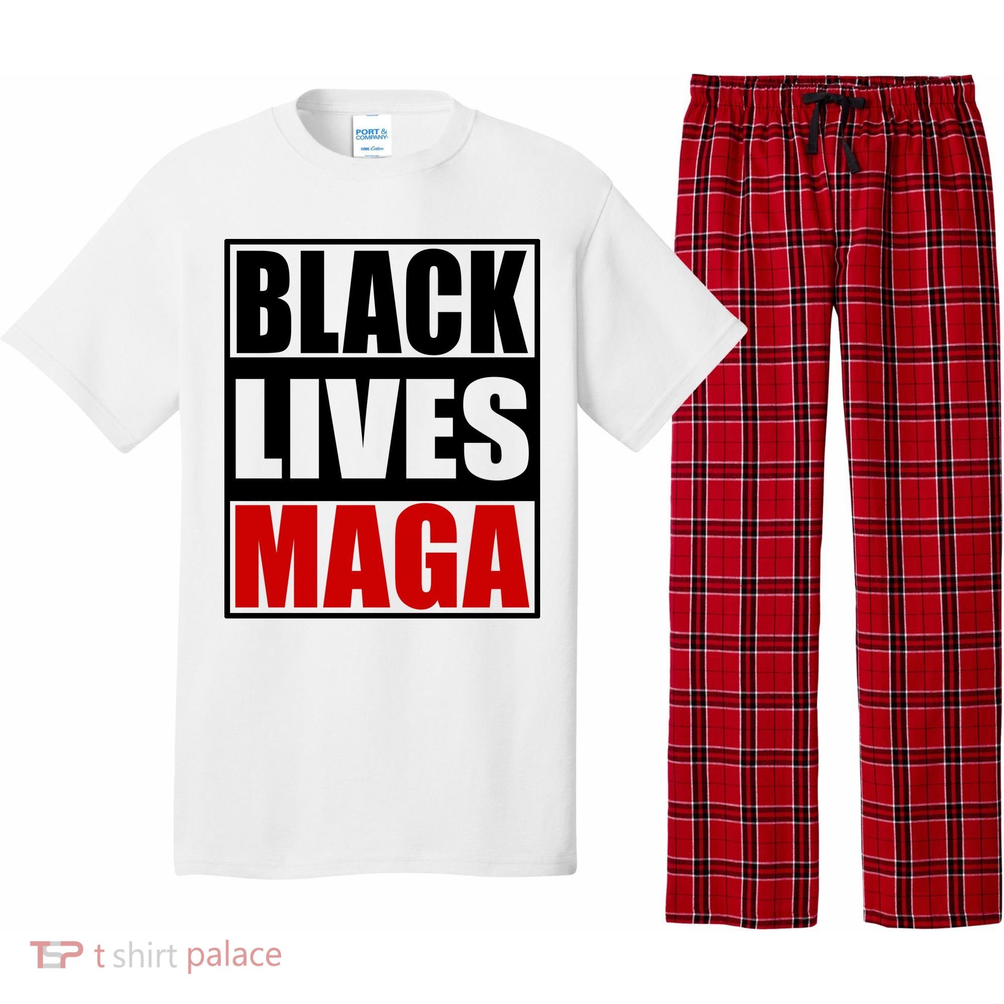 Protrump Black Lives Maga Pajama Set