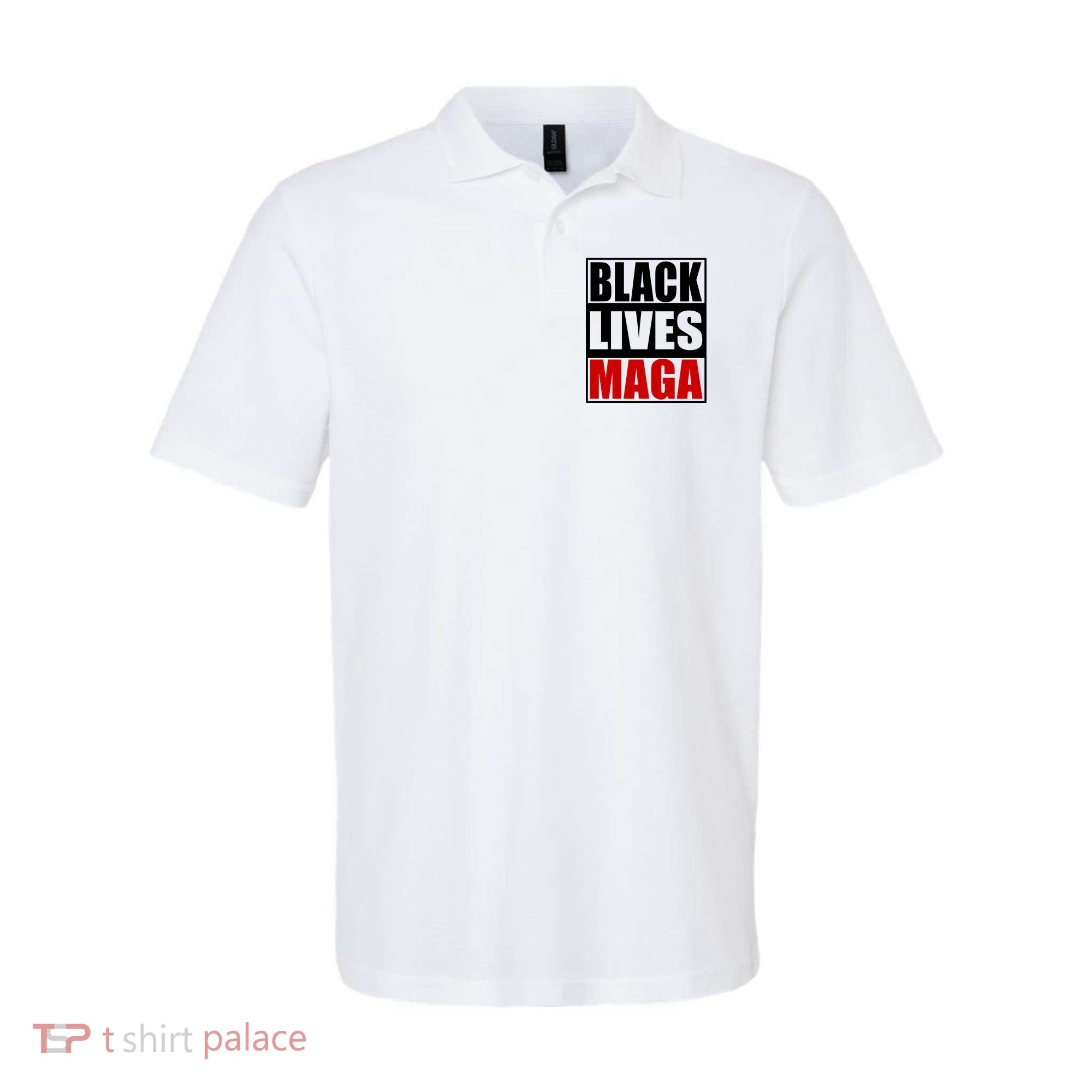 Protrump Black Lives Maga Polo