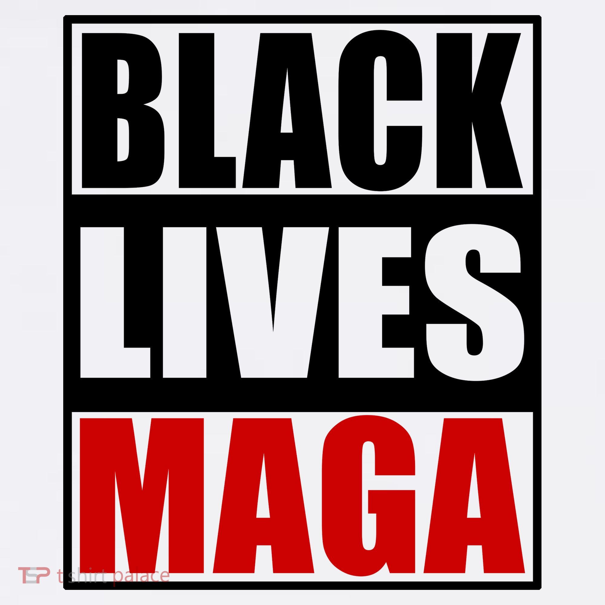 Protrump Black Lives Maga Polo
