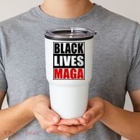 Protrump Black Lives Maga Tumbler thumb 2