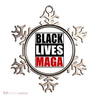 Protrump Black Lives Maga Ornament