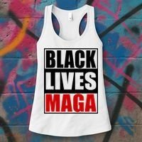 Protrump Black Lives Maga Women's Tank Top thumb 3