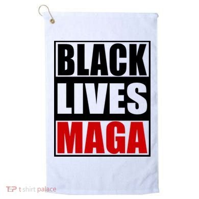 Protrump Black Lives Maga Golf Towel