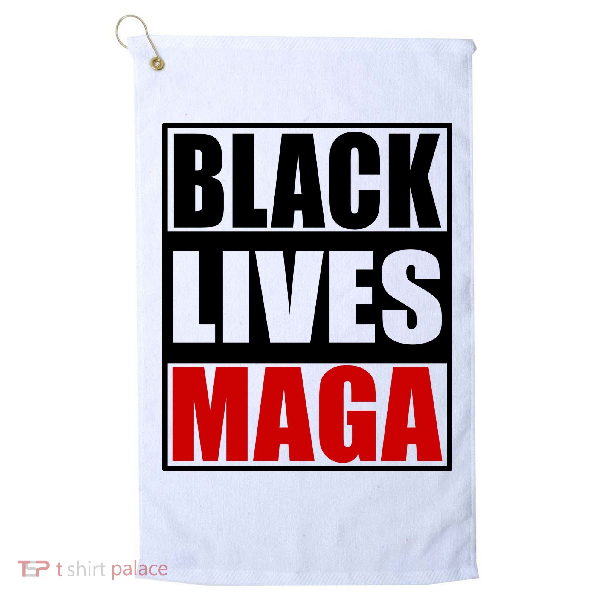 Protrump Black Lives Maga Golf Towel