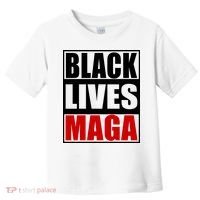 Protrump Black Lives Maga Toddler T-Shirt thumb 0