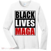 Protrump Black Lives Maga Women's Long Sleeve Shirt thumb 0