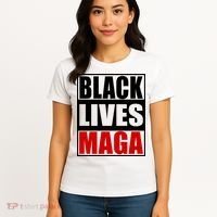 Protrump Black Lives Maga Women's T-Shirt thumb 4