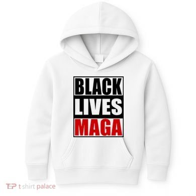 Protrump Black Lives Maga Kids Hoodie