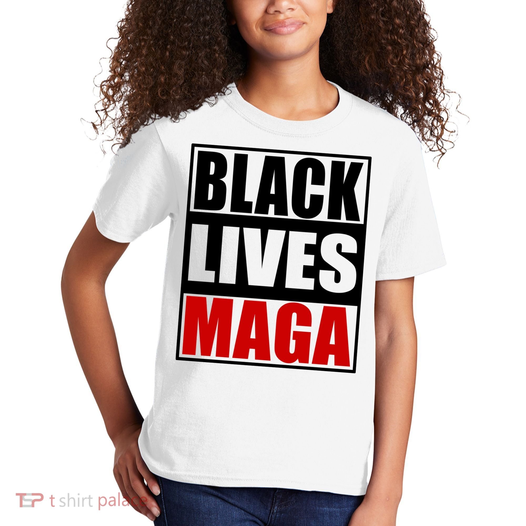 Protrump Black Lives Maga Kids T-Shirt
