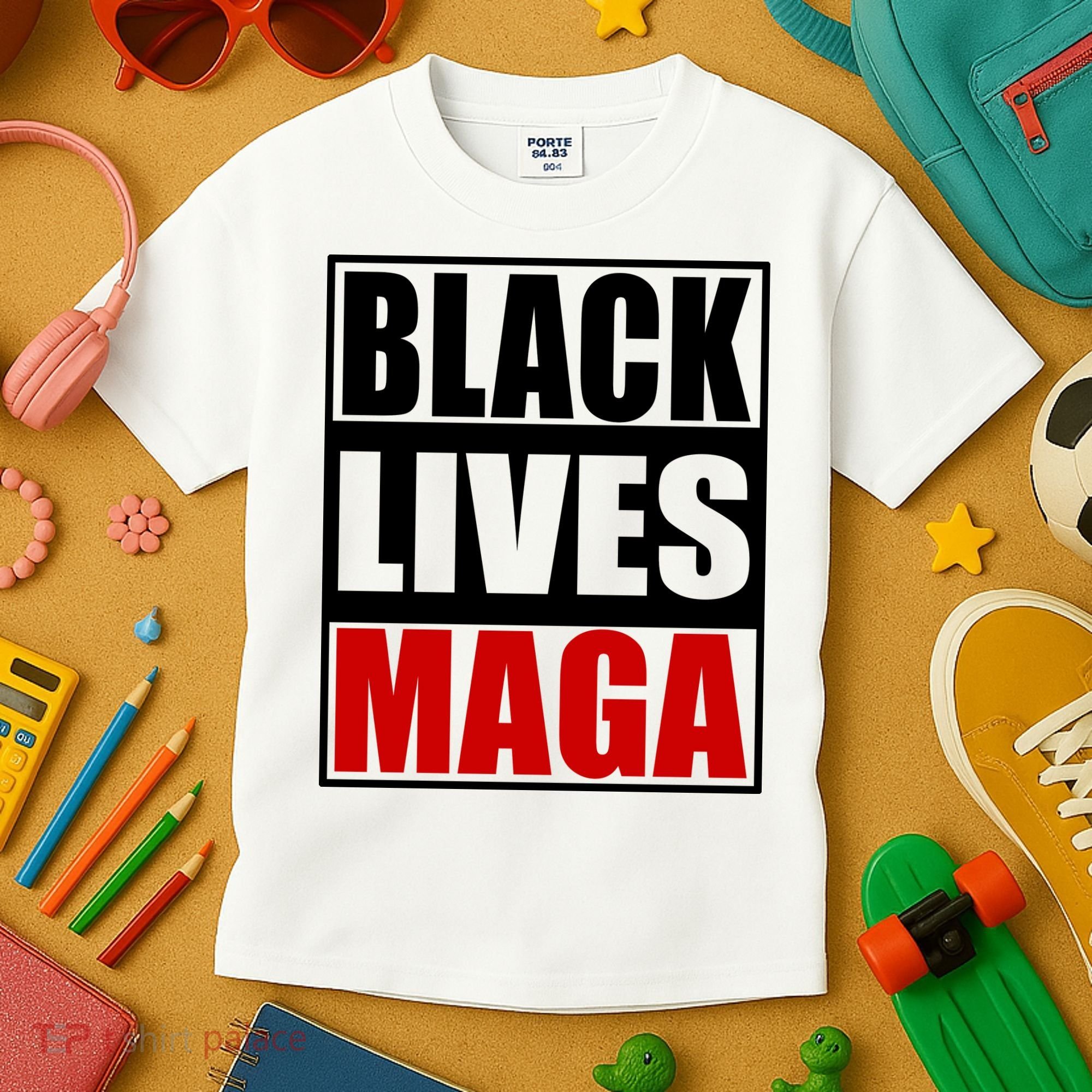 Protrump Black Lives Maga Kids T-Shirt