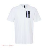 Police Blue Line American Flag Polo thumb 0