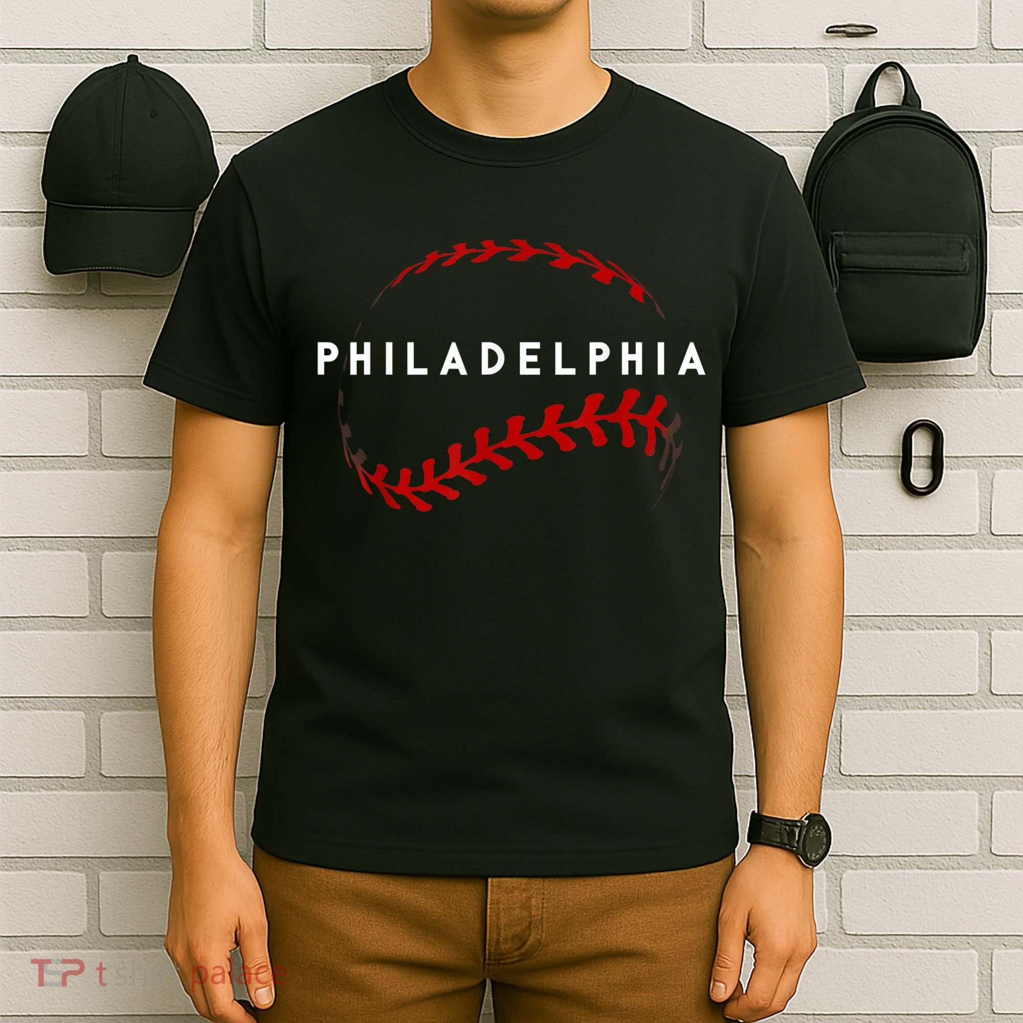 Philly Baseball Lovers Vintage Baseball Fans T-Shirt