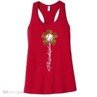 Philadelphia Baseball Mitt Flower Baseball Fan Women's Tank Top thumb 0