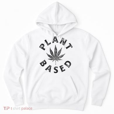 Plant Based Marijuana Leaf Weed Cannabis Pot Smoker Hoodie