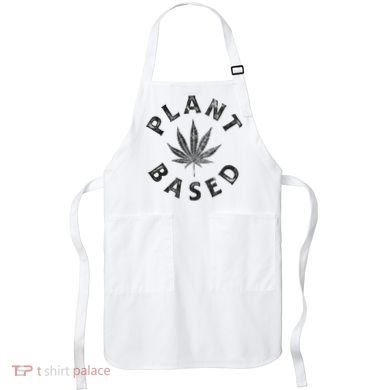 Plant Based Marijuana Leaf Weed Cannabis Pot Smoker Apron