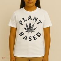 Plant Based Marijuana Leaf Weed Cannabis Pot Smoker T-Shirt thumb 4