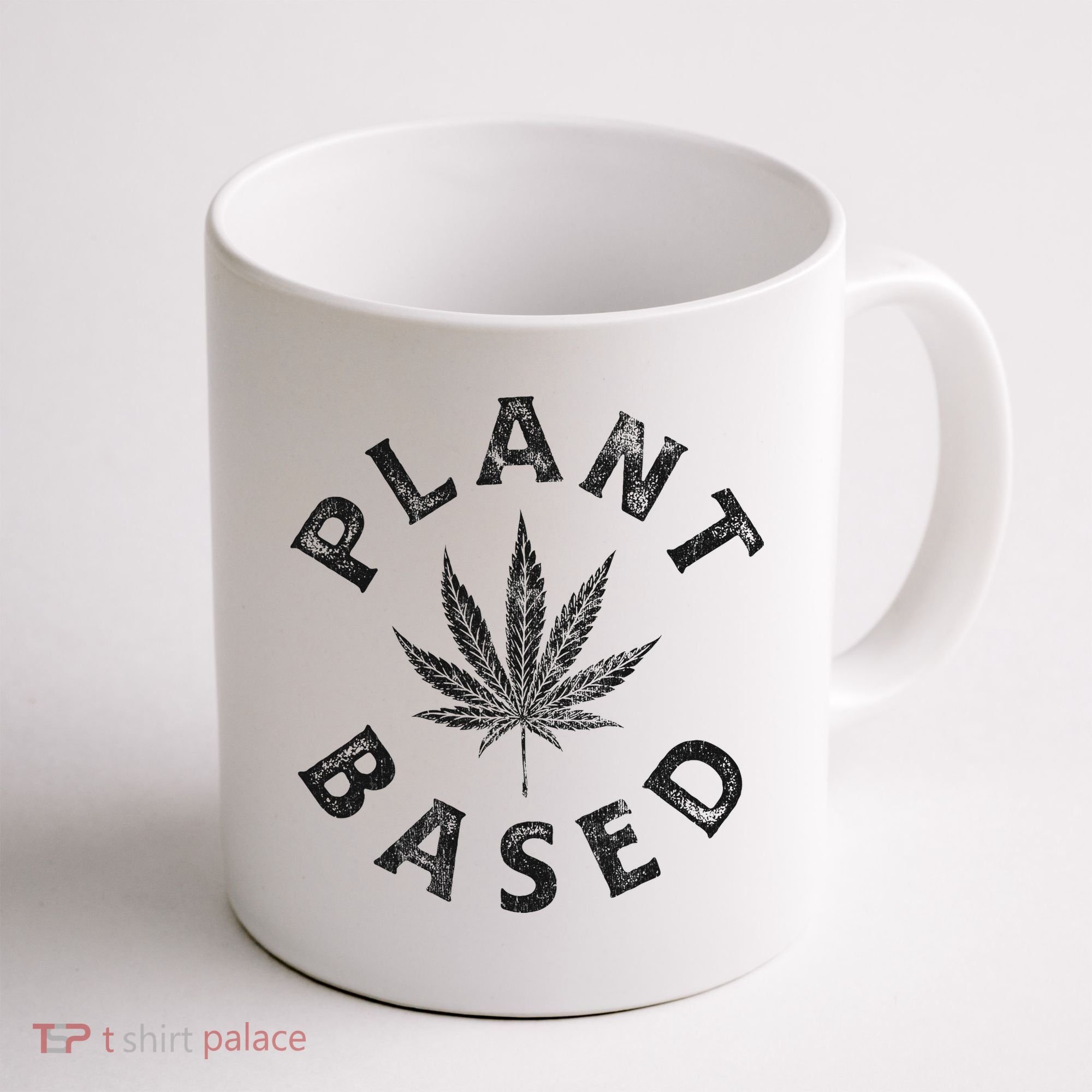Plant Based Marijuana Leaf Weed Cannabis Pot Smoker Coffee Mug