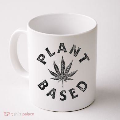 Plant Based Marijuana Leaf Weed Cannabis Pot Smoker Coffee Mug