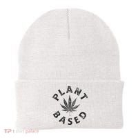 Plant Based Marijuana Leaf Weed Cannabis Pot Smoker Beanie thumb 0