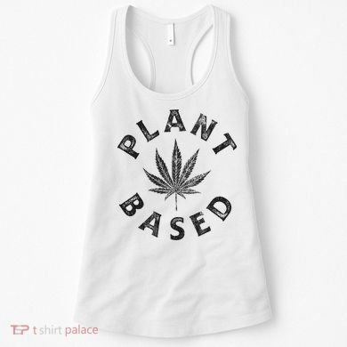 Plant Based Marijuana Leaf Weed Cannabis Pot Smoker Women's Tank Top