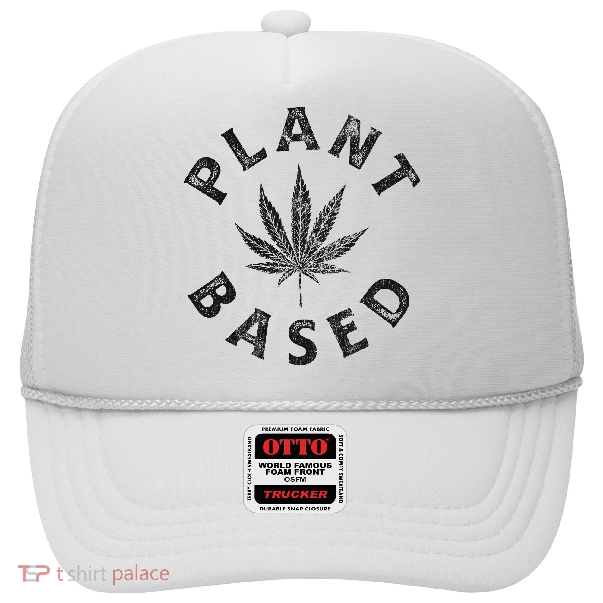 Plant Based Marijuana Leaf Weed Cannabis Pot Smoker Hat